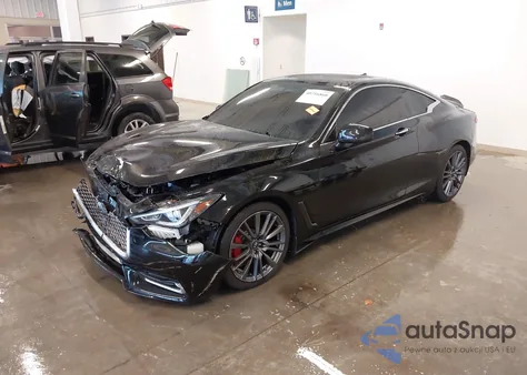 2017 Infiniti Q60 Red Sport 400 from USA, damaged, VIN JN1FV7EL9HM700856